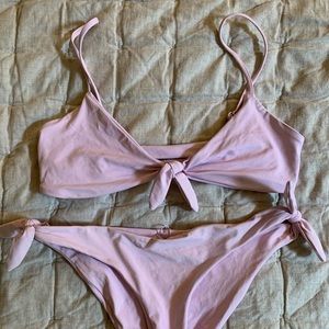 L Space two-piece reversible bikini set